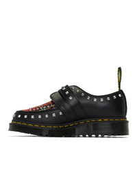 Dr. Martens Black And Multicolor Ramsey Monks