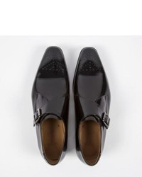 Paul Smith Black High Shine Leather Wren Shoes