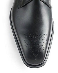 Saks Fifth Avenue Collection By Magnanni Leather Monk Strap Dress Shoes