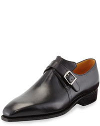 Arca Corthay Boucle Monk Shoe Black, $1,600 | Neiman Marcus | Lookastic