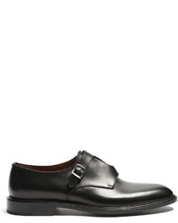 Givenchy Cross Monk Strap Leather Shoes
