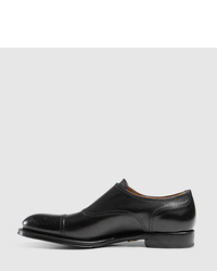 Gucci Leather Perforated Monk Shoe, $950 | Gucci | Lookastic