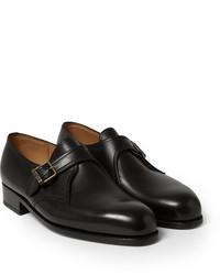 Jm Weston 531 Leather Monk Strap Shoes