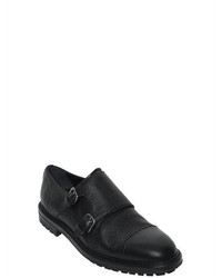 Dolce & Gabbana Leather Monk Strap Shoes