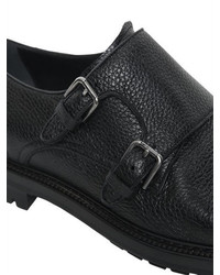 Dolce & Gabbana Leather Monk Strap Shoes