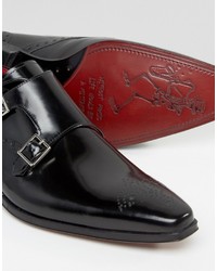 Jeffery West Lille Leather Monk Shoe