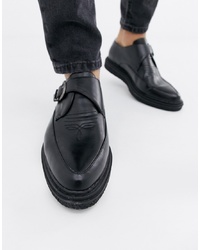 Truffle Collection Monk Shoe In Black