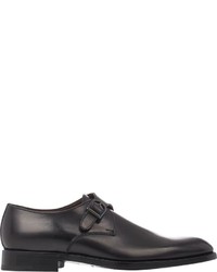 Ermenegildo Zegna Monk Strap Shoes Black Size 7