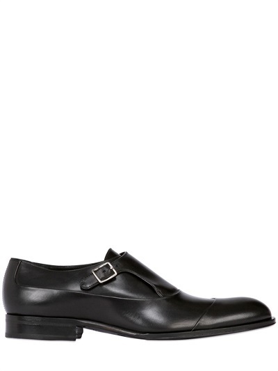 Mr. Hare Leather Monk Strap Shoes, $746 | LUISAVIAROMA | Lookastic