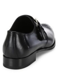 To Boot New York Kristov Leather Monk Strap Dress Shoes