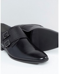 Aldo Nodia Leather Printed Monk Shoes
