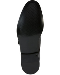 Calvin Klein Norm Textured Leather Monk Strap Loafer