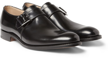 Church's Tokyo Leather Monk Strap Shoes, $545 | MR PORTER | Lookastic