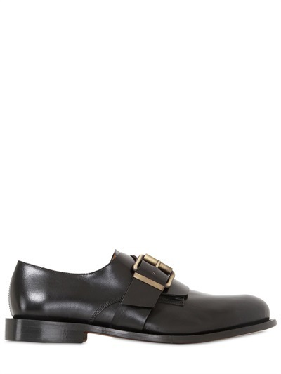 Vivienne Westwood Smooth Leather Monk Strap Shoes, $760 | LUISAVIAROMA ...
