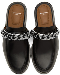 Givenchy Black Chain Mules