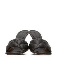 Bottega Veneta Black Padded Heeled Sandals
