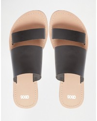 Asos Collection Fireball Leather Mule Sandals