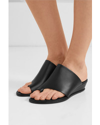 Vince Darla Leather Wedge Sandals