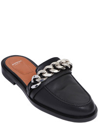 Givenchy 10mm Chain Leather Mules