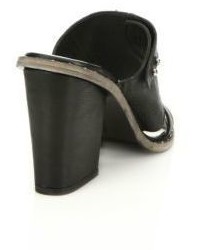 Freda Salvador Glide Monk Strap Leather Mule Sandals