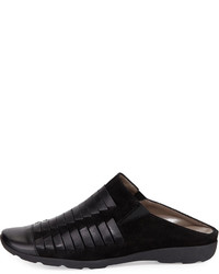 Sesto Meucci Gordana Woven Leather Mule Black