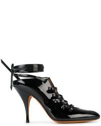 Givenchy Lace Up Pointed Toe Mules