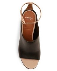 Givenchy Leather Ankle Strap Mules