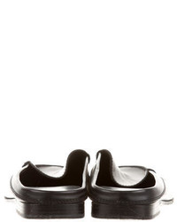 Tod's Leather Round Toe Mules