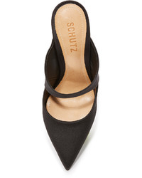 Schutz Nicolly Pointed Toe Heeled Mules