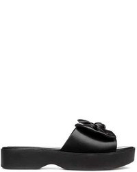 H&M Platform Mules With Bow
