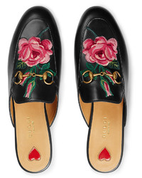 Gucci Princetown Leather Mules