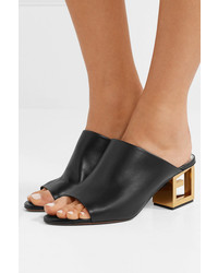 Givenchy Triangle Leather Mules