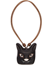 Loewe Black Cat Face Necklace