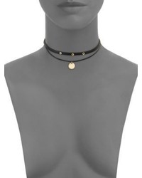 Jules Smith Designs Jules Smith Brea Double Faux Leather Choker