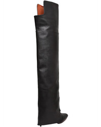 Givenchy 125mm Newton Leather Over The Knee Boots