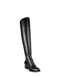 Alexander Wang Sigrid Leather Over The Knee Boots Black
