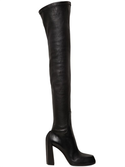 ann demeulemeester over the knee boots