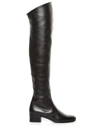Saint Laurent Babies Over The Knee Leather Boots
