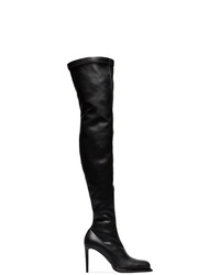 Stella McCartney Black 105 Faux Leather Otk Sock Boots