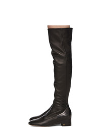 Gucci Black Nappa Claus Over The Knee Boots