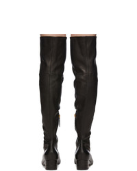 Gucci Black Nappa Claus Over The Knee Boots
