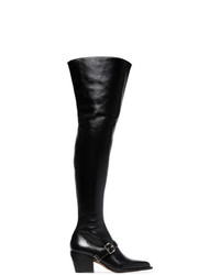Chloé Black Over The Knee 80 Leather Boots