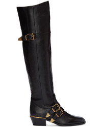 Chloé Black Over The Knee Susan Boots