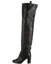 Chanel Cap Toe Over The Knee Boots