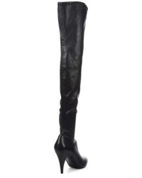 Alice + Olivia Casey Leather Over The Knee Boots