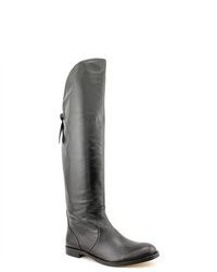 Coach Cheyenne Black Leather Fashion Over The Knee Boots