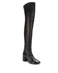 Casadei Contrast Over The Knee Boots