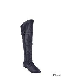 DND FASHION INC Anna Westy 2 Over The Knee Flat Boots