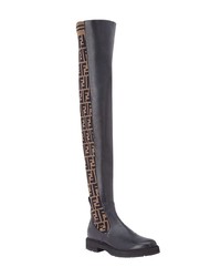 Fendi Double F Thigh High Boots