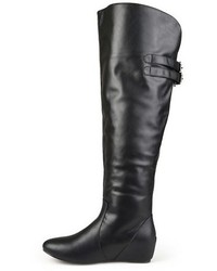Journee Collection Faux Leather Boots